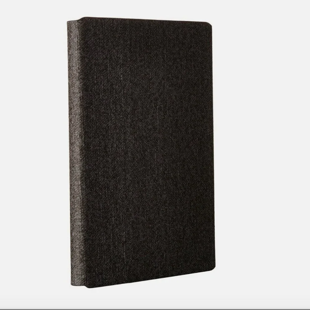 Tumi Astor Earl Gray Rotating Folio Case For iPad Mini Coated Canvas